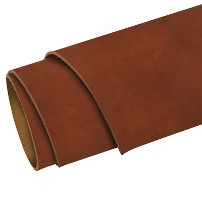 ELW 5-6 oz (2-2.4mm) Nappa Oil Tanned & Waxy Finish Leather Pre-Cuts & Hides | Size: 12"x24" (30.4-61 cm) | Canyon Color | Full Grain Genuine Craftsman Grade A/B, Leatherworking, Sheets