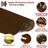 ELW 5-6 oz (2-2.4mm) Nappa Oil Tanned & Waxy Finish Leather Pre-Cuts & Hides | Size: 12"x48" (30.4-122 cm) | Chestnut Color | Full Grain Genuine Craftsman Grade A/B, Leatherworking, Sheets view 3