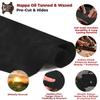 ELW 5-6 oz (2-2.4mm) Nappa Oil Tanned & Waxy Finish Leather Pre-Cuts & Hides | Size: 30"x48" (76.2-122 cm) | Black Color | Full Grain Genuine Craftsman Grade A/B, Leatherworking, Sheets view 3