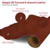 ELW 5-6 oz (2-2.4mm) Nappa Oil Tanned & Waxy Finish Leather Pre-Cuts & Hides | Size: 8"x48" (20.3-122 cm) | Besani Color | Full Grain Genuine Craftsman Grade A/B, Leatherworking, Sheets view 4