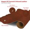 ELW 5-6 oz (2-2.4mm) Nappa Oil Tanned & Waxy Finish Leather Pre-Cuts & Hides | Size: 24"x24" (61-61 cm) | Canyon Color | Full Grain Genuine Craftsman Grade A/B, Leatherworking, Sheets view 4