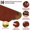 ELW 5-6 oz (2-2.4mm) Nappa Oil Tanned & Waxy Finish Leather Pre-Cuts & Hides | Size: 20"x60" (50.8-152.4 cm) | Besani Color | Full Grain Genuine Craftsman Grade A/B, Leatherworking, Sheets view 3