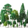 Skylety 70 Pieces Model Trees 6.3-1.2 Inch Mixed Miniature Toy Trees Diorama Supplies Fake Plants for Train Scenery Architecture DIY Crafts, Building Model Scenery Landscape Natural Green(Vintage) view 1