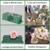 YOMUME Floral Foam Cage 1 Piece, Dry and Wet Floral Foam for Fresh Flower Arrangement and Artificial Flowers, Wedding Holiday Decorations view 3