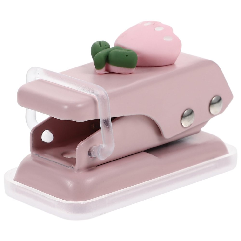 Healvian Single Hole Puncher Punch Tool for Office and Crafts Ergonomic Design for Easy for Chipboard and Craft Projects Cute