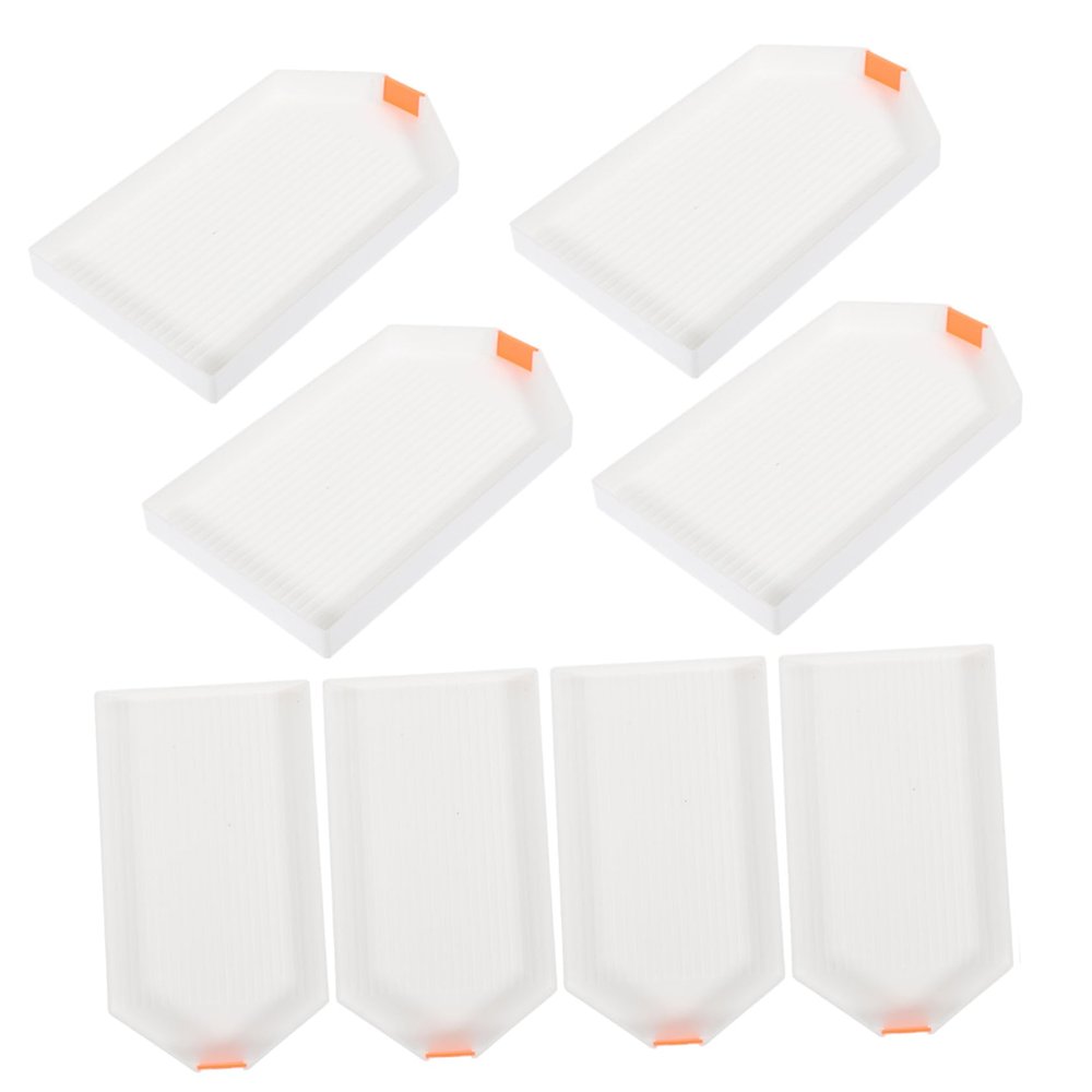 Lurrose 10pcs Sorting Trays Flexible Cross Bead Organizer for Distinction Design for Projects