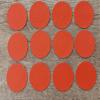 Round Leather Repair Patch for Furniture, Tape Self Adhesive for Couches Car Seat Sofa Jackets Handbags (OneSize,Orange) view 1