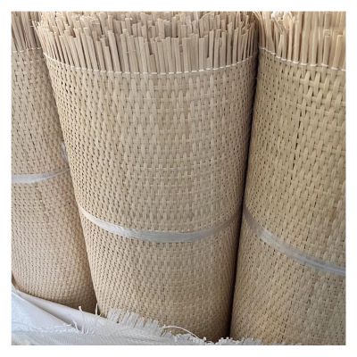 Natural Rattan Fabric Roll Closed Mesh Cane Webbing,Pre-Woven Rattan Webbing Sheet Cane Net,Chair Furniture Repair Wicker Caning Material,Pole Wrap Cane Webbing Roll for Chair,Cabinet,Bed,Door,Basket