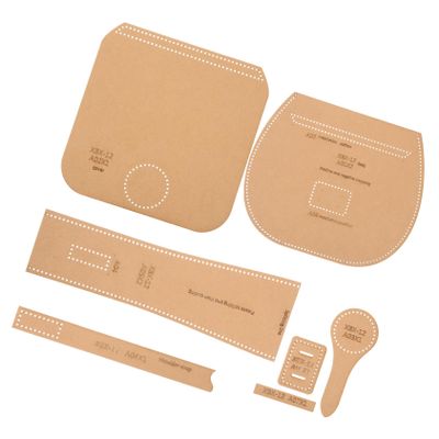 STOBOK 1set Wallet Template Purse Craft Patterns for Beginners Professionals Stencil Tools for Accurate Wallet Production Easy to Use