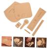 STOBOK 1set Wallet Template Purse Craft Patterns for Beginners Professionals Stencil Tools for Accurate Wallet Production Easy to Use view 4