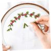 HOODANCOS 4pcs Reusable Cross Hoop Embroidery Circles for Craft Projects Includes for Beginners and Intermediate view 3