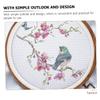 HOODANCOS 4pcs Reusable Cross Hoop Embroidery Circles for Craft Projects Includes for Beginners and Intermediate view 4