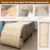 16"/18"/20"/22"/24"/28"/36" Width Natural Cane Webbing Woven Rattan Roll,3.3/5 Feet Cane Webbing Sheet Open/Closed Mesh Wicker Marerial,Cane Webbing Roll for Chair Cabinet Dresser Furniture Repair ( C view 2