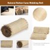 16"/18"/20"/22"/24"/28"/36" Width Natural Cane Webbing Woven Rattan Roll,3.3/5 Feet Cane Webbing Sheet Open/Closed Mesh Wicker Marerial,Cane Webbing Roll for Chair Cabinet Dresser Furniture Repair ( C view 3