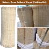 16"/18"/20"/22"/24"/28"/36" Width Natural Cane Webbing Woven Rattan Roll,3.3/5 Feet Cane Webbing Sheet Open/Closed Mesh Wicker Marerial,Cane Webbing Roll for Chair Cabinet Dresser Furniture Repair ( C view 3