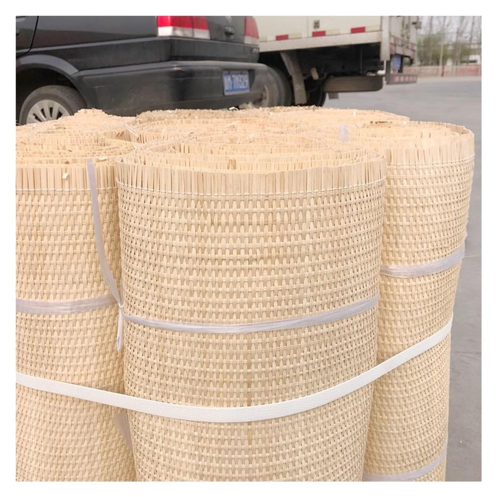 16"/18"/20"/22"/24"/26"/28"/36"/39.4" Width Rattan Cane Webbing Roll Closed Mesh Net,Rattan Fabric Roll Webbing Sheet,Weave Wicker Material for Rattan Chair Basket Cabinet Dresser Furniture Repair ( S