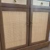 16"/18"/20"/22"/24"/26"/28"/36"/39.4" Width Rattan Cane Webbing Roll Closed Mesh Net,Rattan Fabric Roll Webbing Sheet,Weave Wicker Material for Rattan Chair Basket Cabinet Dresser Furniture Repair ( S view 4