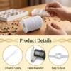 1mm Elastic Cord for Bracelets Necklaces, Cakasi 110 Yards Sturdy Stretchy Elastic Cord for Jewelry Making, Necklaces, Beading - White view 2