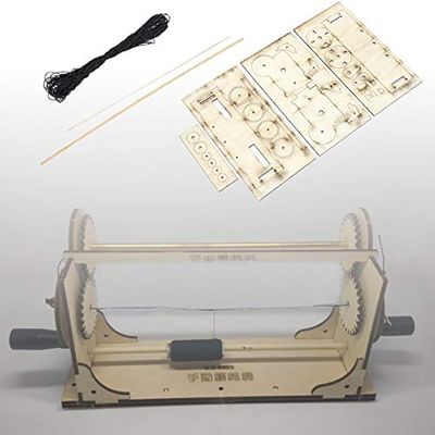 DIY Hobby Wooden Standing Rigging Model Ship Tools Ropewalk Scale Rope Making Kit