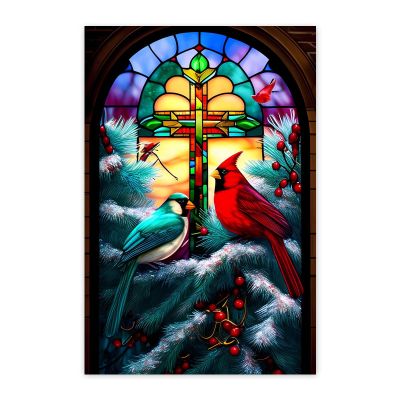 Gabbana 5D DIY Diamond Painting Kits Religious Cross, Jesus Diamonds Art Cross Stitch Craft for Home Office Wall Decor 12x16 Inch