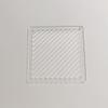 Acrylic Sashiko Stencil,Sashiko Embroidery Pattern,Quilt Stitch Mold,Small Needle Embroidery for Manual DIY Tool Template (Oblique Lines) view 3