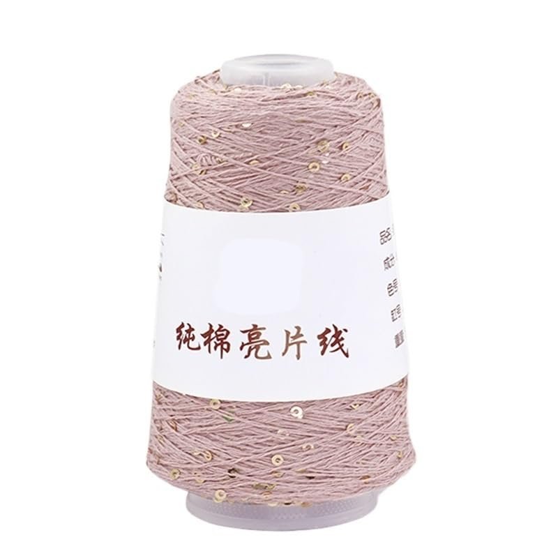 100g Pure Cotton DIY Hand Knitted Fine Wool Hand Knitted Crochet Thread Shawl Crochet Thread (Color : 15 Lotus Root Starch)