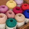100g Genuine Silk Cashmere Thread, Mulberry Silk Hand-Knitted Medium and Fine Wool Thread, New Crochet Shawl Thread (Color : 115 Sky Blue) view 4