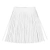 uxcell 2 Yards 8 Inch PU Faux Leather Fringe Trim Double Side Leather Sewing Tassel Fringe for DIY Sewing Dress Crafts Skirt Decoration, White view 1