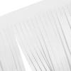 uxcell 2 Yards 8 Inch PU Faux Leather Fringe Trim Double Side Leather Sewing Tassel Fringe for DIY Sewing Dress Crafts Skirt Decoration, White view 3