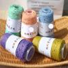 100g Pure Cotton DIY Hand Knitted Fine Wool Hand Knitted Crochet Thread Shawl Crochet Thread (Color : 20 Brown) view 2