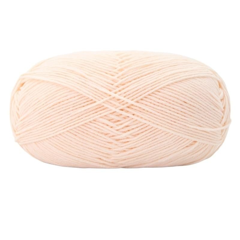 100g 5-Strand Combed Cotton Thread Five-Strand Milk Cotton Wool Ball Thread Handmade DIY Crochet Thread Material Package (Color : 47 Skin Color)