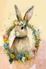 Diamond Painting Kits 16X20Inch Watercolour Wreath BunnyDiamond Painting 5D Digital Painting Art Decorations, Adults Family Interactive DIY, for Wall Decor Cafe Decor Gifts view 1