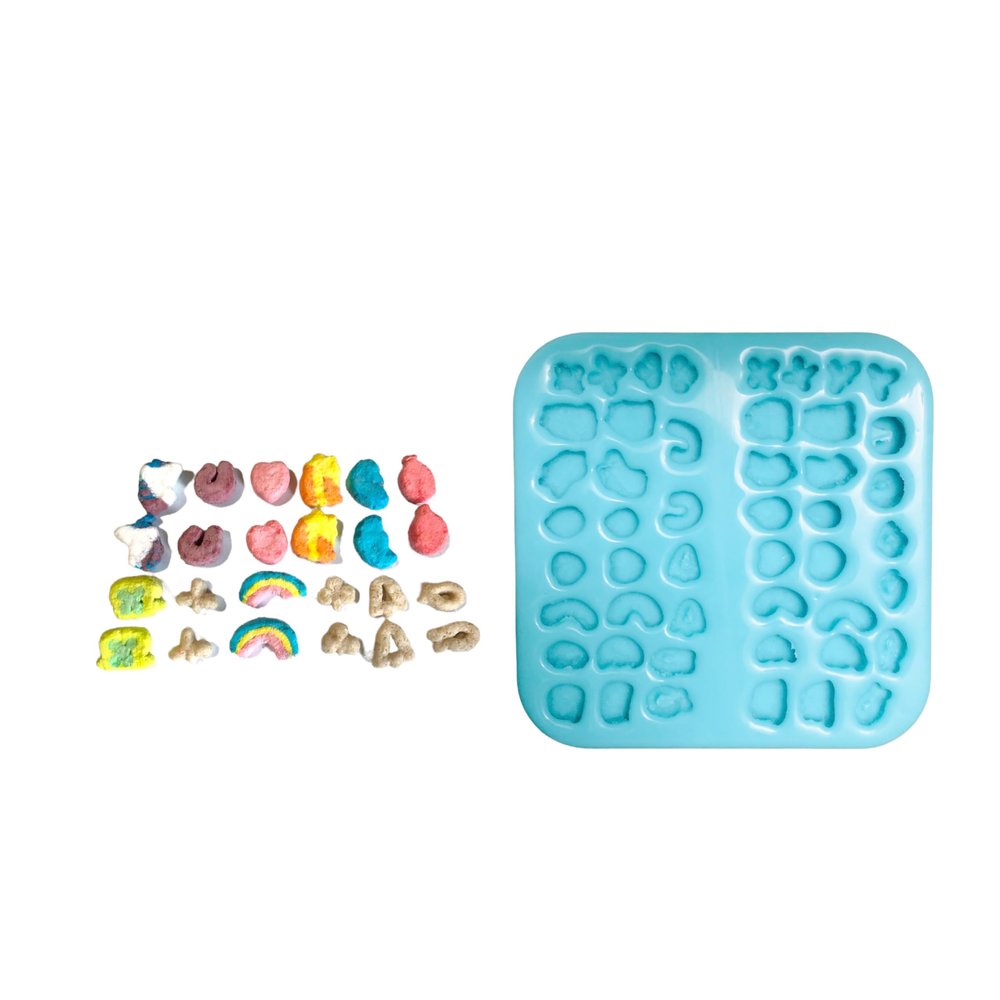 Lucky Charmin Cereal Shapes Silicone Mold. for Resin| Wax| Candle Embeds| Soap Silicone Mold|| Not Food Grade