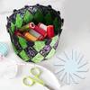 Hlsicnalm Basket Templates for Sewing, Woven Spiral Storage Basket Template, Quilting Template Sewing Machine Ruler 38cm Easy Install view 3
