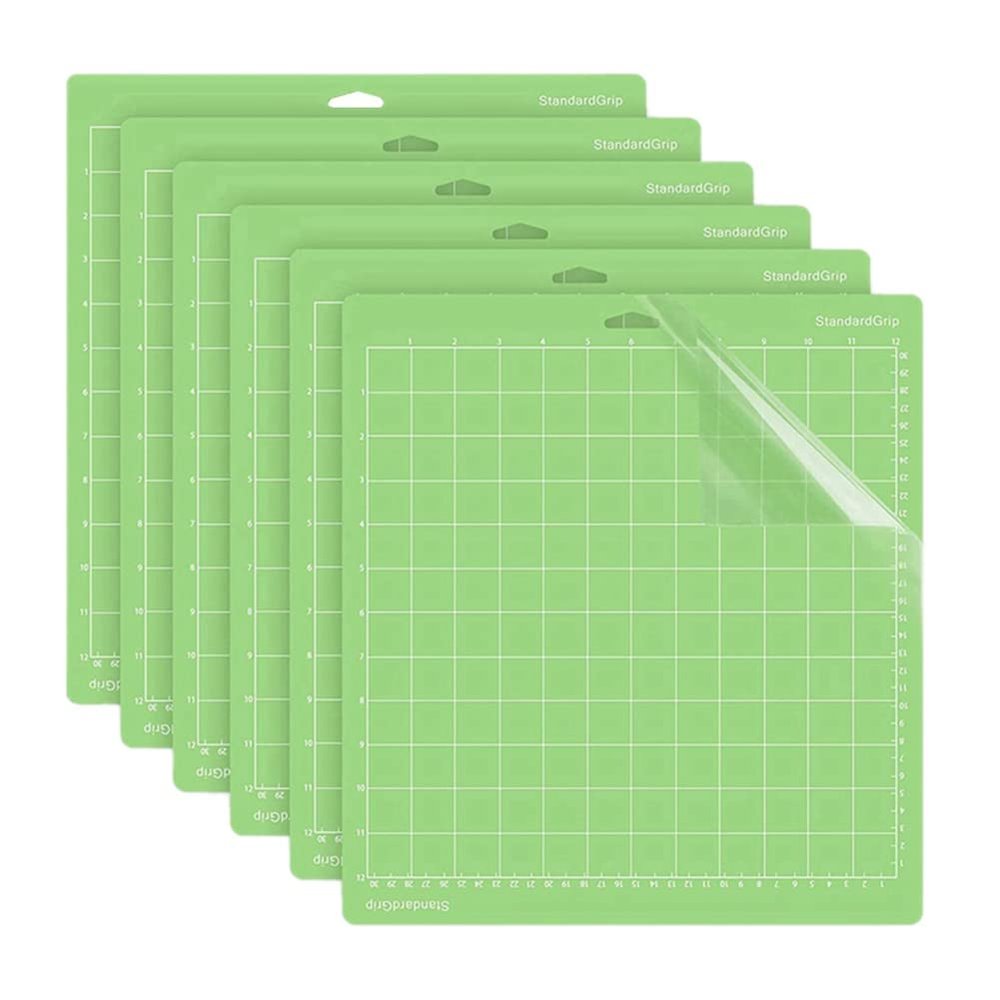 Hlsicnalm 6Pack Cutting Mats for 3/Maker/Explore 3/Air 2/Air/One(12X12 Inch) Quilting Cricket Mats Accessories