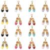 Honbay 16PCS Sparkling Rhinestone Ballet Shoe Charms Ballerina Pendants Flats Charms Enamel Alloy Dancing Shoe Pendants for Keychains Earrings Bracelets Necklaces DIY Crafts view 1