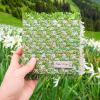 Mini Watercolor Book,Travel Watercolor Notebook,Embroidery Watercolor Book,140 Lb/300 GSM Art Paper for Drawing and Painting.(24 Sheets of Paper)(Green, 4.7 inches by 4.7 inches) view 1