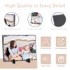 ORJ 14 PCS Sublimation Slate Blanks Custom Stone Slate Picture Frame Heat Transfer Rock Photo Plaque with Display Stand Decoration for Desktop Souvenir DIY Personalized Gift -Rectangle 5.5x 3.5 inches view 3