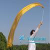 Winged Sirenny Lightweight Worship Poi-Streamer, 98" Silk Poi-ribbon Dance Prop for Praise Dance & Flow Art, with a Poi Rope & Telescopic Rod,Silky Gold view 4