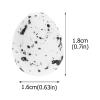 Tofficu 200Pcs Mini Plastic Easter Eggs 0.7 Inch Foam Fake Eggs Bulk for DIY Crafts Easter Party Decorations Home Wedding Photography Props view 4