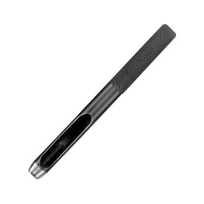 Leliafleury Leather Hole Punch 9mm Carbon Steel Hollow Hole Punch Black Round Hollow Cutter for Watch Strap Belt Paper Plastic