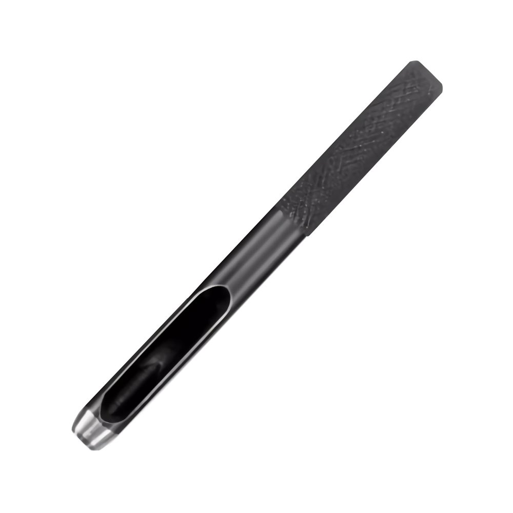 Leliafleury Leather Hole Punch 9mm Carbon Steel Hollow Hole Punch Black Round Hollow Cutter for Watch Strap Belt Paper Plastic