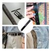 Leliafleury Leather Hole Punch 9mm Carbon Steel Hollow Hole Punch Black Round Hollow Cutter for Watch Strap Belt Paper Plastic view 4