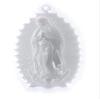 SIXAOAZZ Silicone Keychain Molds with Virgin Mary Design Decor DIY Crafts Making (1pcs) view 1