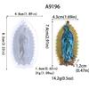 SIXAOAZZ Silicone Keychain Molds with Virgin Mary Design Decor DIY Crafts Making (1pcs) view 3