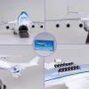 1:200 An-225 Antonov Model Airplane Resin Aircraft Model Ukraine Painted Mriya Transporter Openable Cabin Die-Cast Model Plane for Collection Festival Gift (16.5 in) view 2