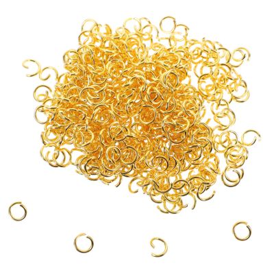 Healeved 500pcs Open Jump for Jewelry Making Connecting for Bracelets Necklaces and Crafts for Skill Levels