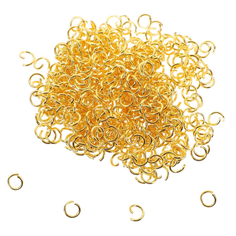 Healeved 500pcs Open Jump for Jewelry Making Connecting for Bracelets Necklaces and Crafts for Skill Levels