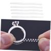 NUOBESTY 36 Pcs Invisible Ring Size Adjuster Ring Spacer Ring Measurement Tool Rings Ring Smaller Adjuster Sizer Chunky Ring Reducer Ring Measurer Tungsten Ring Chunky Gold Ring The Ring view 2