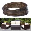 Luejnbogty Coffee Gradient Flat Synthetic Rattan Weaving Material Plastic Rattan for Knit and Repair Chair Table Storage Basket view 4